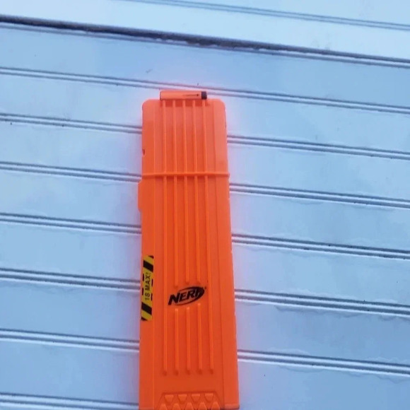 Nerf N-Strike Elite 18 Dart Round Clip Mag Magazine  Solid Orange - Picture 7 of 9